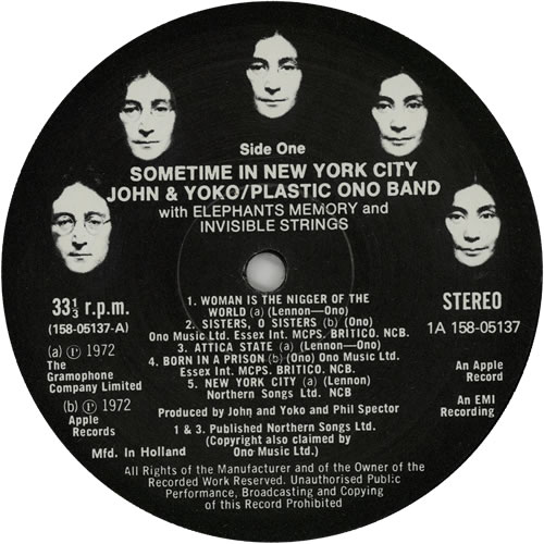 John Lennon Some Time In New York City 2-LP vinyl record set (Double LP Album) Dutch LEN2LSO626487