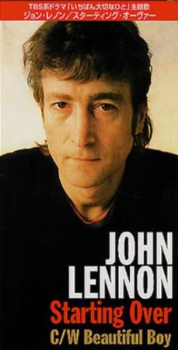 John Lennon Starting Over 3" CD single (CD3) Japanese LENC3ST135602