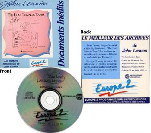 John Lennon The Lost Lennon Tapes Extraits Exclusifs CD album (CDLP) French LENCDTH160739