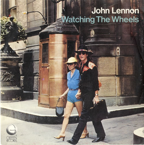 John Lennon Watching The Wheels 7" vinyl single (7 inch record / 45) German LEN07WA585045