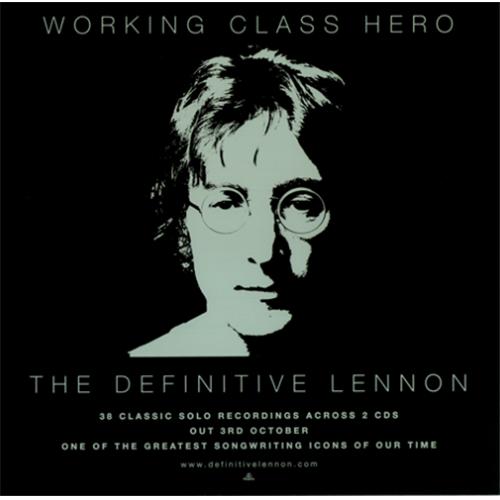 John Lennon Working Class Hero display UK LENDIWO420702