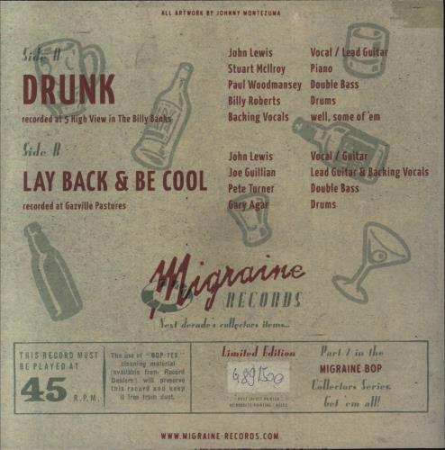 John Lewis [Rockabilly] Drunk 7" vinyl single (7 inch record / 45) German 74I07DR851755