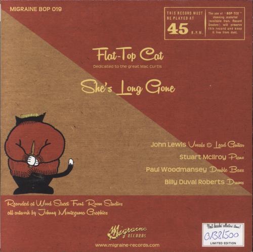 John Lewis [Rockabilly] Flat-Top Cat 7" vinyl single (7 inch record / 45) German 74I07FL851749