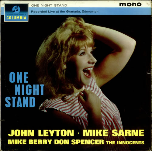 John Leyton One Night Stand vinyl LP album (LP record) UK LEYLPON530303