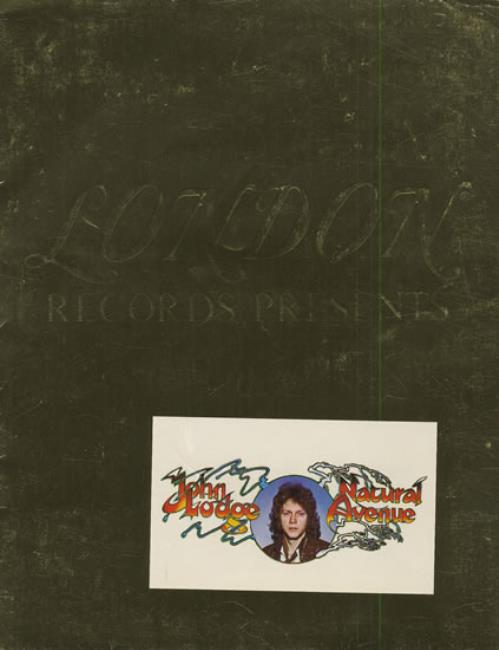 John Lodge Natural Avenue media press pack US LDGPPNA486796