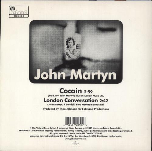 John Martyn Cocain - RSD15 7" vinyl single (7 inch record / 45) UK JMY07CO627894