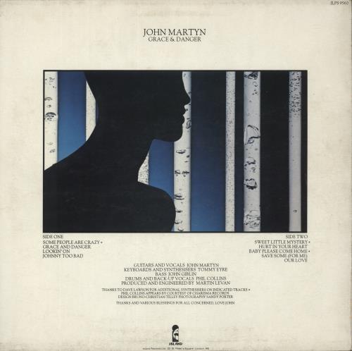 John Martyn Grace & Danger - 3rd vinyl LP album (LP record) UK JMYLPGR579226