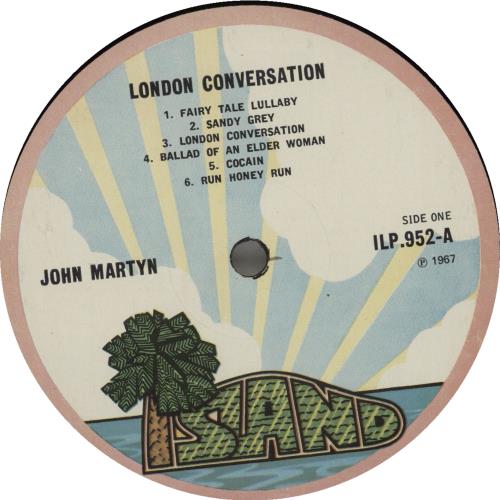 John Martyn London Conversation - 3rd vinyl LP album (LP record) UK JMYLPLO334647