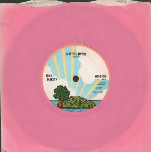 John Martyn May You Never 7" vinyl single (7 inch record / 45) UK JMY07MA193136