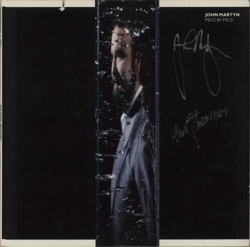 John Martyn Piece By Piece - Autographed vinyl LP album (LP record) US JMYLPPI679254
