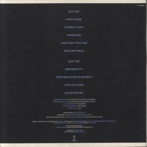 John Martyn Piece By Piece vinyl LP album (LP record) UK JMYLPPI141734