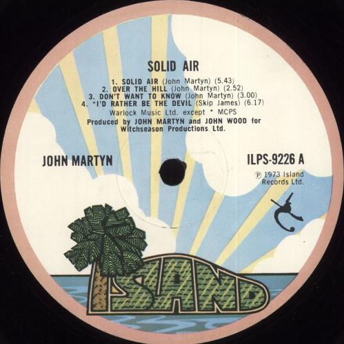 John Martyn Solid Air - 1st - EX vinyl LP album (LP record) UK JMYLPSO584315