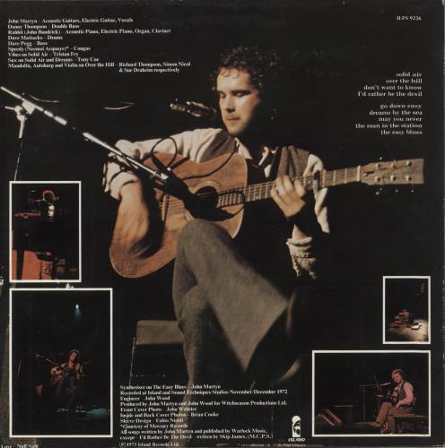 John Martyn Solid Air - Blue Label vinyl LP album (LP record) UK JMYLPSO566498