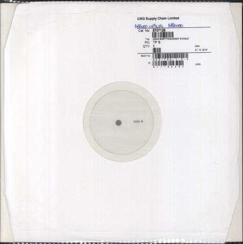 John Martyn Sunday's Child - 180gm Test Pressing vinyl LP album (LP record) UK JMYLPSU824525