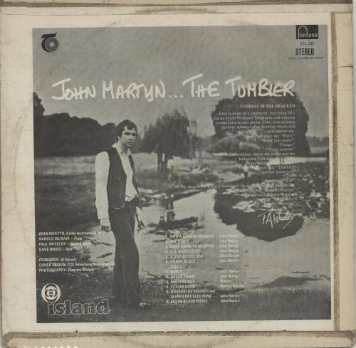 John Martyn The Tumbler vinyl LP album (LP record) South African JMYLPTH679731