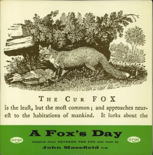 John Masefield A Fox's Day vinyl LP album (LP record) UK 6QRLPAF820585