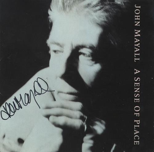 John Mayall A Sense Of Place - Autographed CD album (CDLP) US JOMCDAS366135