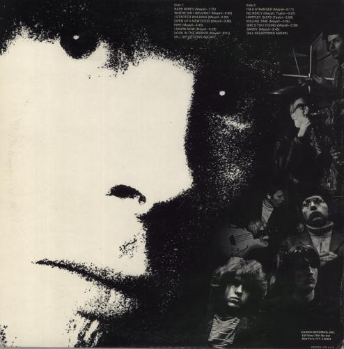 John Mayall Bare Wires vinyl LP album (LP record) US JOMLPBA77546