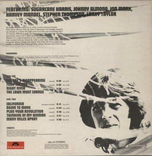 John Mayall Beyond The Turning Point - VG/EX vinyl LP album (LP record) UK JOMLPBE649792