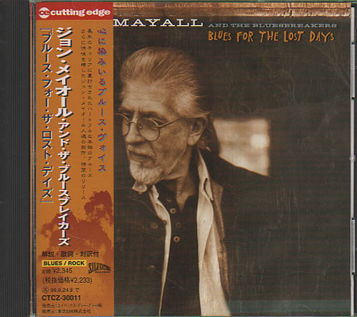 John Mayall Blues For The Lost Days CD album (CDLP) Japanese JOMCDBL246921