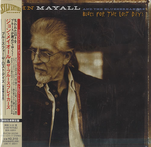 John Mayall Blues For The Lost Days CD album (CDLP) Japanese JOMCDBL448725