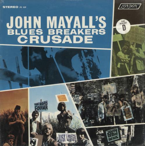 John Mayall Crusade + Shrink vinyl LP album (LP record) US JOMLPCR739029