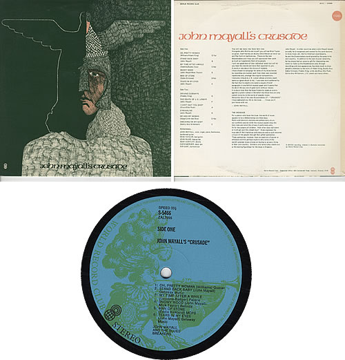 John Mayall Crusade vinyl LP album (LP record) Australian JOMLPCR277551