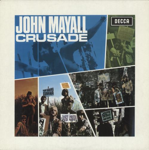 John Mayall Crusade vinyl LP album (LP record) Italian JOMLPCR693578