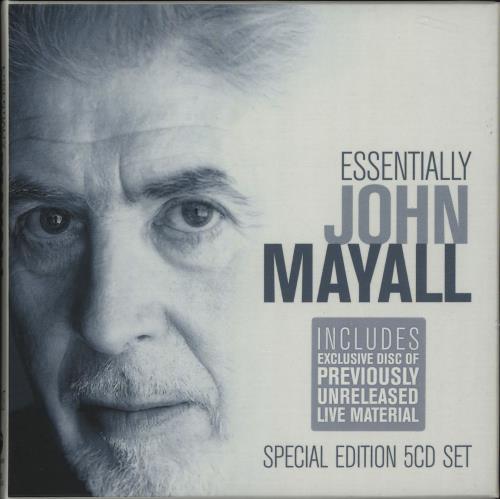 John Mayall Essentially John Mayall 5-CD album set UK JOM5CES378179