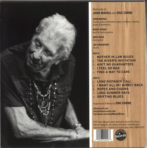 John Mayall Find A Way To Care vinyl LP album (LP record) US JOMLPFI730678