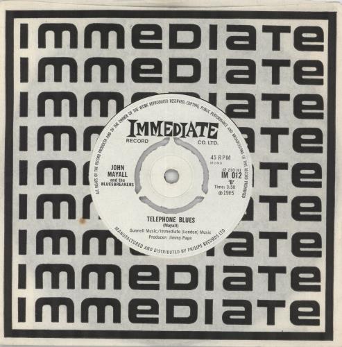 John Mayall I'm Your Witchdoctor 7" vinyl single (7 inch record / 45) UK JOM07IM549461