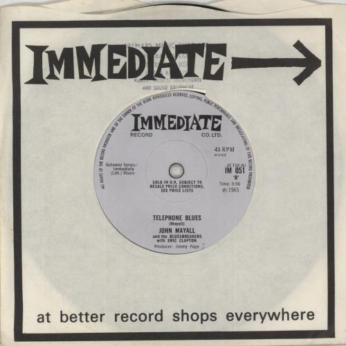 John Mayall I'm Your Witchdoctor 7" vinyl single (7 inch record / 45) UK JOM07IM593731