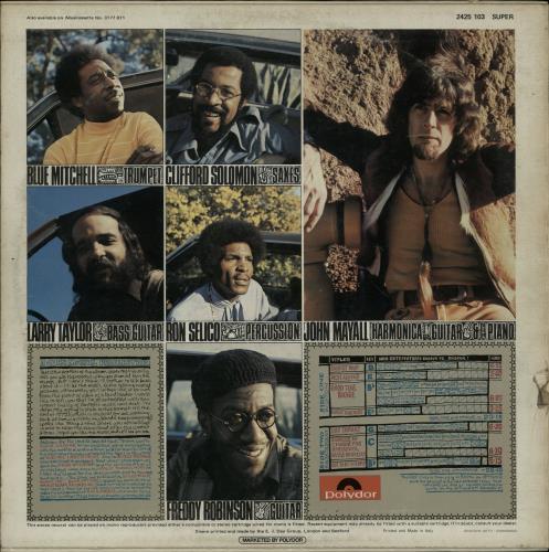 John Mayall Jazz Blues Fusion vinyl LP album (LP record) Italian JOMLPJA526950