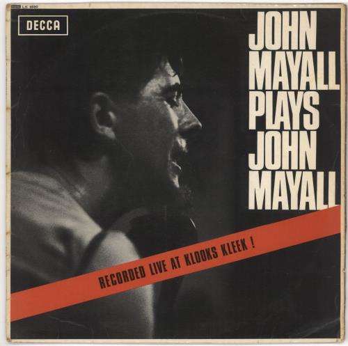 John Mayall John Mayall Plays John Mayall - 1st - VG vinyl LP album (LP record) UK JOMLPJO719771
