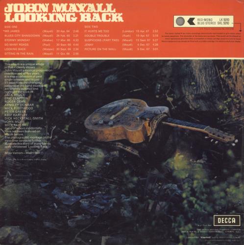 John Mayall Looking Back - EX vinyl LP album (LP record) UK JOMLPLO801846
