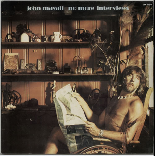 John Mayall No More Interviews vinyl LP album (LP record) Portuguese JOMLPNO626250