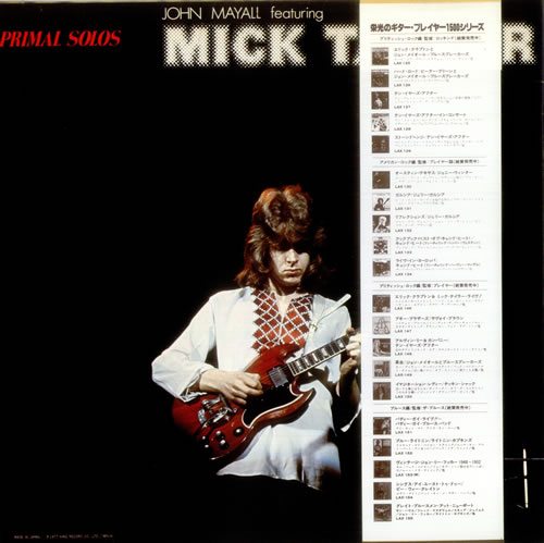 John Mayall Primal Solos vinyl LP album (LP record) Japanese JOMLPPR269772