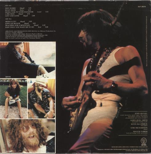 John Mayall Road Show Blues vinyl LP album (LP record) Italian JOMLPRO727185