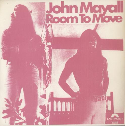 John Mayall Room To Move 7" vinyl single (7 inch record / 45) Belgian JOM07RO888009