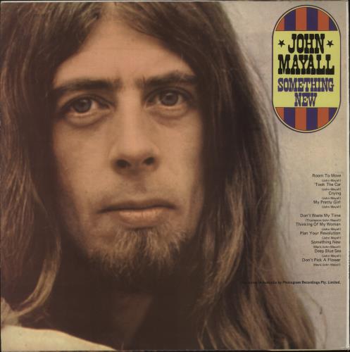 John Mayall Something New vinyl LP album (LP record) Australian JOMLPSO888042