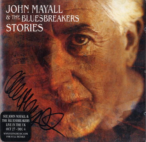 John Mayall Stories - Autographed CD album (CDLP) UK JOMCDST561708