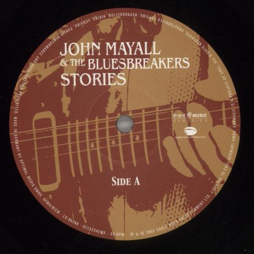 John Mayall Stories 2-LP vinyl record set (Double LP Album) UK JOM2LST877604