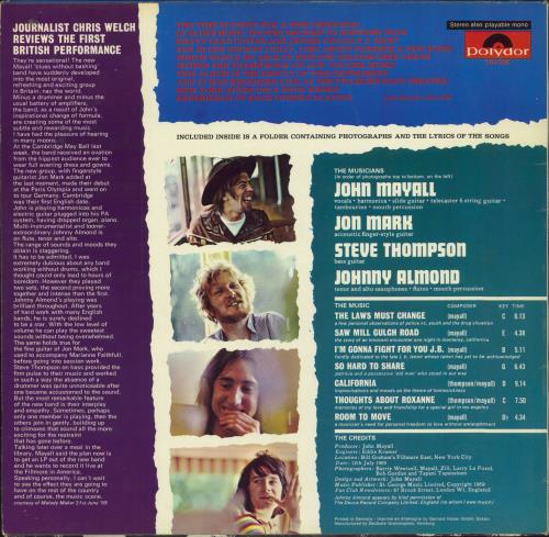 John Mayall The Turning Point vinyl LP album (LP record) German JOMLPTH798453