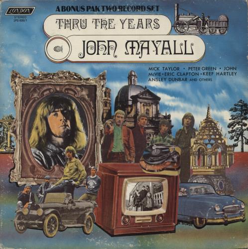 John Mayall Thru The Years 2-LP vinyl record set (Double LP Album) US JOM2LTH888622