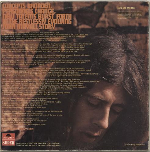 John Mayall USA Union - EX vinyl LP album (LP record) UK JOMLPUS581169