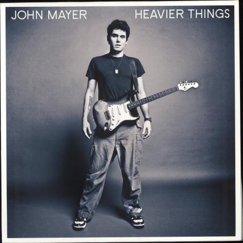 John Mayer Heavier Things vinyl LP album (LP record) UK J/MLPHE779454