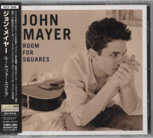John Mayer Room For Squares CD album (CDLP) Japanese J/MCDRO807464