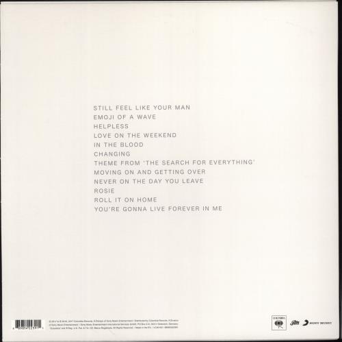 John Mayer The Search For Everything - 180 Gram 2-LP vinyl record set (Double LP Album) UK J/M2LTH779455