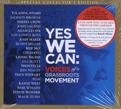 John Mayer Yes We Can: Voices Of A Grassroots Movement CD album (CDLP) US J/MCDYE456977