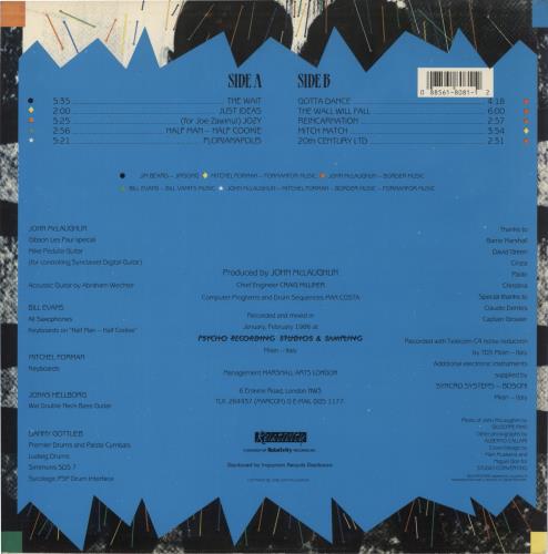 John McLaughlin Adventures In Radioland vinyl LP album (LP record) US JMLLPAD891772